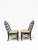 Wood Pair of Century Furniture Black & Gold Chinoiserie Side Chairs For Sale - Image 7 of 18