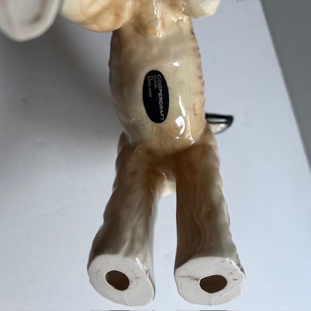 Mid-Century Porcelain Coopercraft Lhasa Apso Dog Figurine, England For Sale - Image 4 of 5