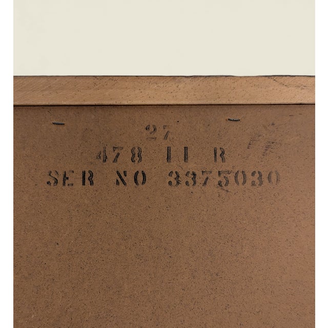 Lane Brutalist Highboy Dresser / Tall Chest — Walnut — C. 1973 For Sale - Image 17 of 17