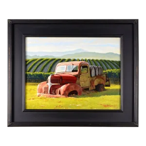 Keith Batcheller "Aged Wine" Oil Painting on Canvas