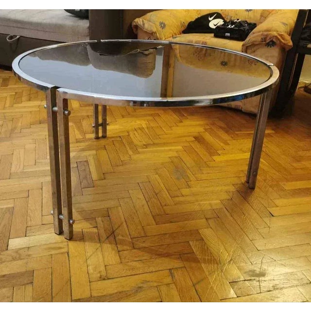 Mid-Century Tubular Chrome Coffee Table, 1960s For Sale - Image 6 of 6