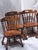 Mid 20th Century MCM Vintage Tell City Tavern Chairs Rolling Wood Dining Chairs For Sale - Image 5 of 17