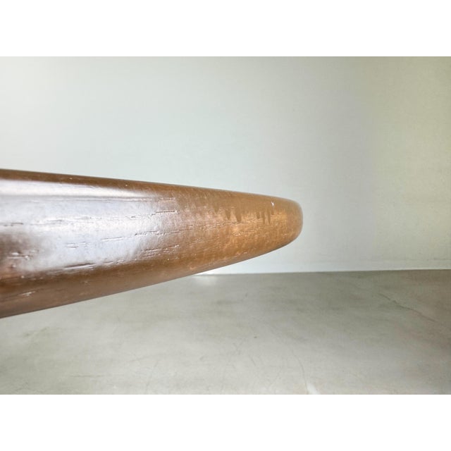 Brown Mid-Century Teak Dining Table by J. O. Carlsson and Karl Erik Ekselius, 1950s For Sale - Image 8 of 9