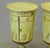 Pair of Venetian painted urn form cabinets. Neoclassical figures and festoons surrounding a charming urn shape. Storage...