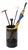 Special Edition Black and Yellow Cribbio Umbrella Stand attributed to Barbieri, Italy, 1980s For Sale