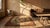 Brown 1890s Brown Floral Folk Art Antique American Hooked Rug 3'0" X 5'2" Handknotted Wool Carpet For Sale - Image 8 of 8