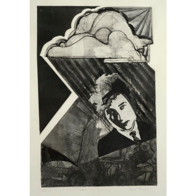 Pop Art Bob Dylan, 1960s Pop Art Portrait, a/P Etching by Marc Foster Grant For Sale - Image 3 of 9