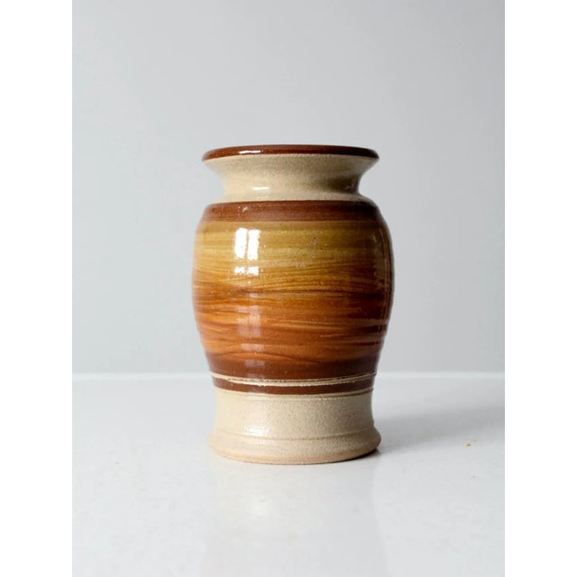 Vintage Studio Pottery Vase For Sale - Image 4 of 10