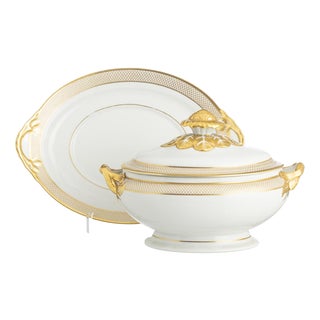 Porcelain Terrine from Vista Alegre, Set of 2 For Sale