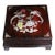 Zitan Wood Square Box Inlaid With Mother-of-Pearl Bird Motif For Sale