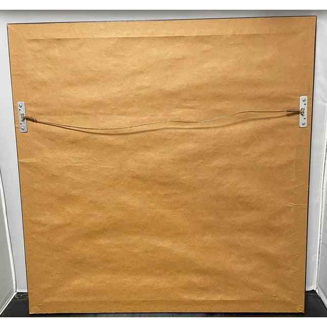 Contemporary Kellyann Monaghan Urban Monotype Print - "Skylight Ii" Artist Proof 2001 Signed and Professionally Mounted in a Charcoal Grey Wood Frame For Sale - Image 3 of 6