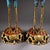 Pair of Vintage Cloisonne Enamel Crane Incense Burners – 11" Gilt Bird Figures For Sale - Image 9 of 10