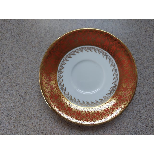 Vintage Aynsley Bone China Cabbage Rose Tea Cup and Saucer- 2 Pieces For Sale - Image 10 of 15