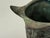 Metal Sculptural Metal Vase + Stand, Vintage For Sale - Image 7 of 12