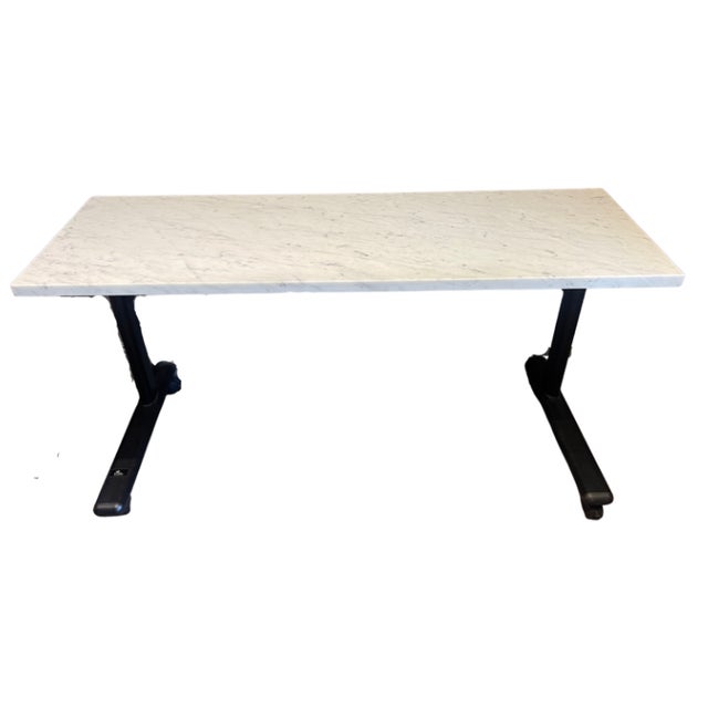Honed Carrara Marble Top Desk Chairish