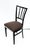 Set of Eight Italian Modern Dining Chairs of Black Wood and Espresso Fabric For Sale - Image 9 of 18
