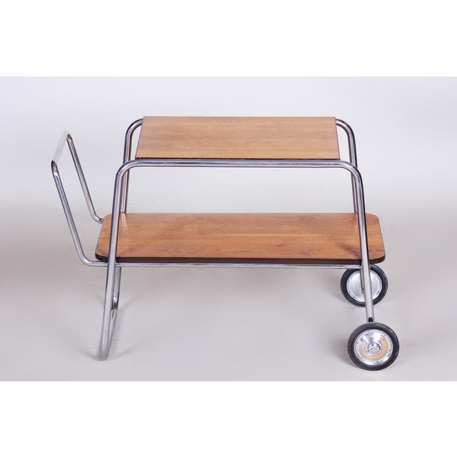 Bauhaus Trolley by Jindrich Halabala for Up Zavody, 1930s For Sale - Image 9 of 16