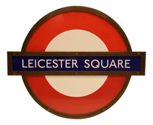 Leicester Square Tube Station Roundel, 1940
