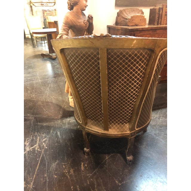 19th Century French Louis XV Bergere Chair For Sale In Dallas - Image 6 of 8