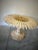 Gorgeous Hollywood Regency dining table. A total conversation piece. Stunning Palm base pedestal in a finely carved wood...