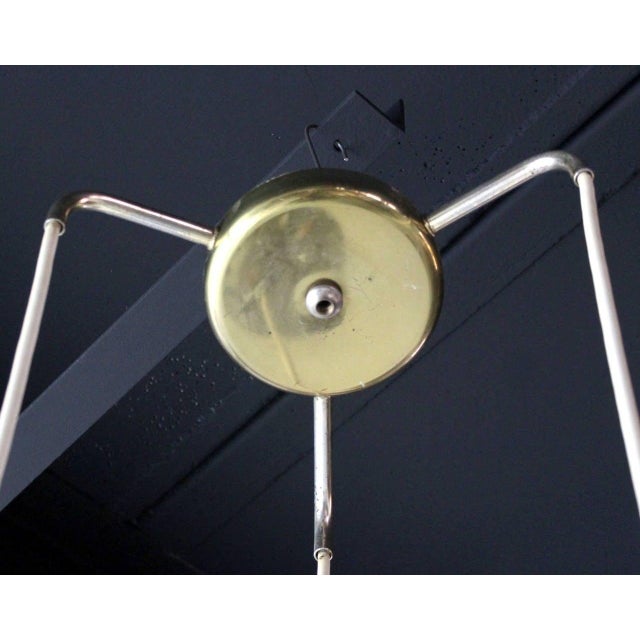 Triple Colored Glazed Pierced Pottery Ceramic Shades Pendant Light Fixture For Sale - Image 6 of 7