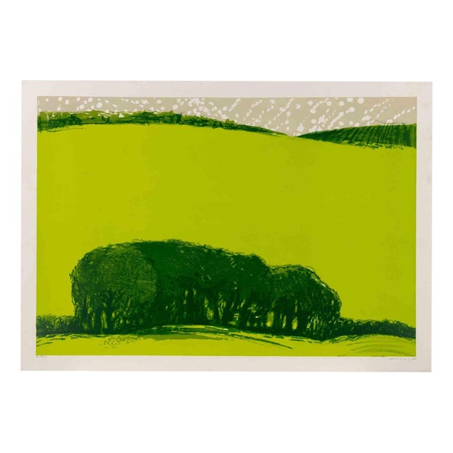 Edolo Masci, Countryside, 1980s, Lithograph For Sale