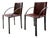 Mid-Century Leather Chairs by Carlo Bartoli for Matteo Grassi, 1990s, Set of 2 For Sale