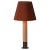 Bronze and Basic Terracotta M1 Table Lamp by Santiago Roqueta, Santa & Cole For Sale