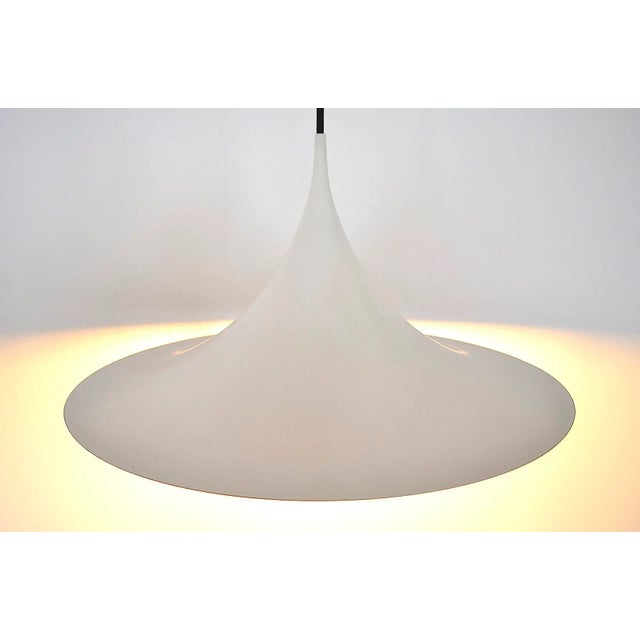 Mid-Century Modern Mid-Century Modern Semi Pendant Lamp by Claus Bondenderup & Torsten Thorup for Fog & Morup For Sale - Image 3 of 6
