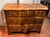 A Rococo style three-drawer-commode, 18th c. commode with a crossbow form front (en arbelete) and in a light colored, rich...