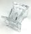 Vintage Art Deco Crystal Flower Vase For Sale - Image 4 of 12