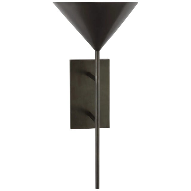 Orsay Medium Uplight Sconce in Bronze Designer: Paloma Contreras Height: 16.25" Extension: 8" Backplate: 3.75" x 6.5"...