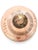 Vintage Pink Opaline Glass Decanter With Hand-Painted Roses & Stopper For Sale - Image 4 of 6