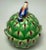 Ceramic Vintage Mottahedeh Sir Humphrey Wakefield Stately Homes Artichoke Bird Trinkle Box For Sale - Image 7 of 7
