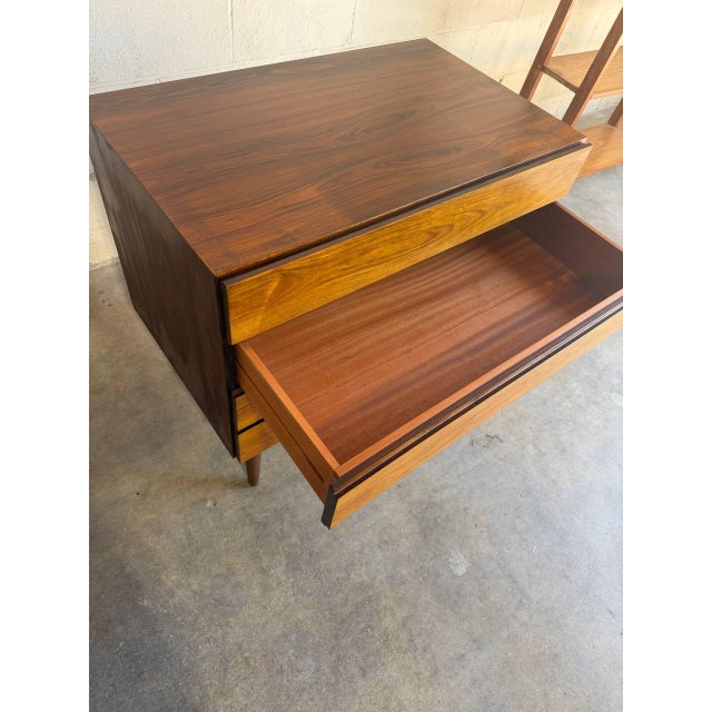 Vintage Danish Modern Rosewood Four Drawer Chest / Small Dresser 1960s For Sale - Image 9 of 9