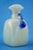 19th Century Milk Murano Glass Perfume Bottle with Blue Cameo attributed to Salviati & C. For Sale - Image 11 of 18