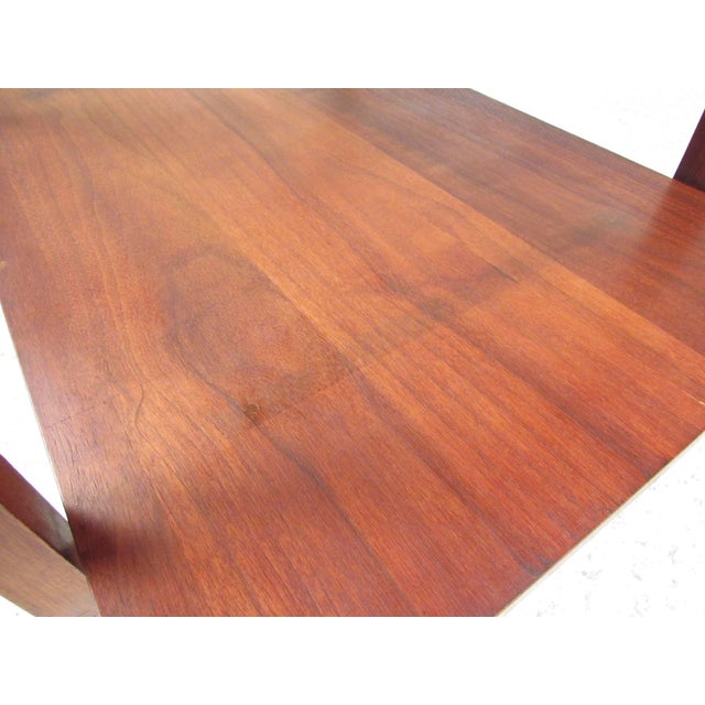 1960s Mid-Century Two-Tier End Table For Sale - Image 11 of 12