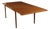 Danish Modern Teak Expanding Rectangle Dining Table Vintage 1960s For Sale