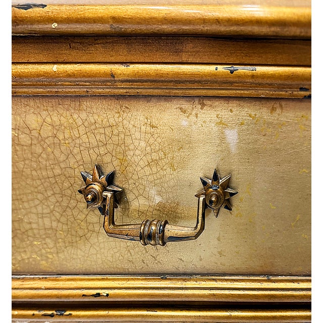 Wood Vintage Theodore Alexander Eglomise Mirrored Chests, Pair For Sale - Image 7 of 10