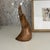Modern Mid Century Modernist Bronze Whale Tail Sculpture For Sale - Image 3 of 8