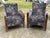 Brown Art Deco Lounge Chairs with Curved Wooden Arms, 1930s, Set of 2 For Sale - Image 8 of 8