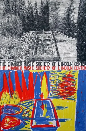 1980s Jennifer Bartlett Chamber Music Society Signed and Numbered Print
