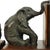 Wood Elephant Bookends in Patinated Bronze, Set of 2 For Sale - Image 7 of 14