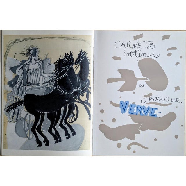 Georges Braque, Black Horses and Chariot, Color Lithograph, 1955 For Sale - Image 6 of 7