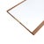 Mid-Century Danish Teak Wall Mirror For Sale - Image 5 of 7