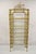 Mid 20th Century Hollywood Regency Faux Bamboo Chinese Chippendale Pagoda Gold Etagere Bookcase For Sale - Image 10 of 12