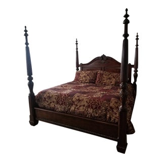 Century Furniture Savoy Collection King Poster Bed For Sale