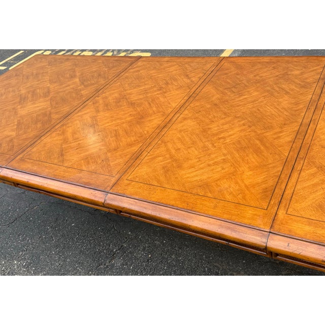 Tommy Bahama Island Estate Plantation “Grenadine” Dining Table With 2 Leaves For Sale In New York - Image 6 of 12