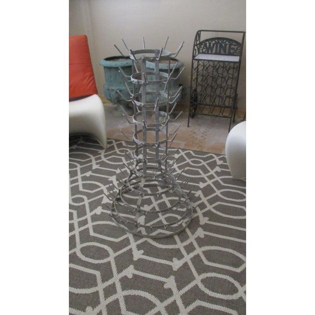 Marcel Duchamp Modernist Sculpture French Wine Bottle Drying Rack Marcel For Sale In Palm Springs - Image 6 of 11