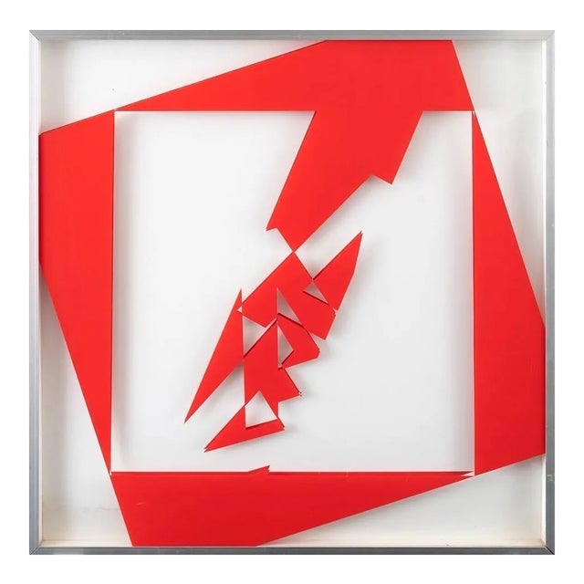 Untitled 7460 - Original Mixed Media by R. Spagnoli - 1974 1974 For Sale